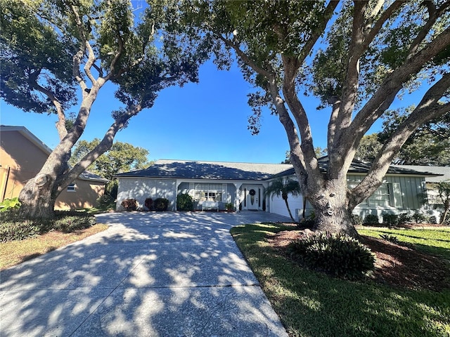 view of ranch-style house