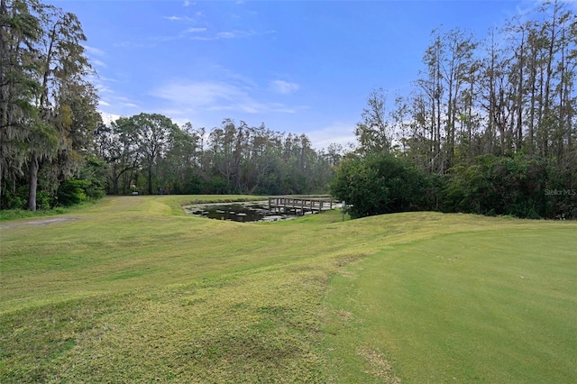 surrounding community featuring a yard