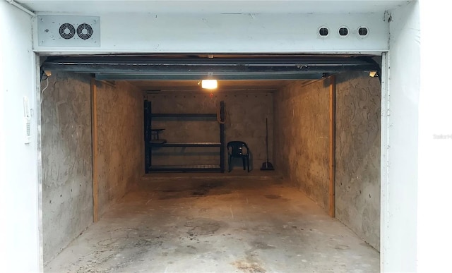 view of basement