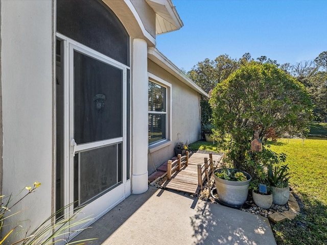 exterior space featuring a patio