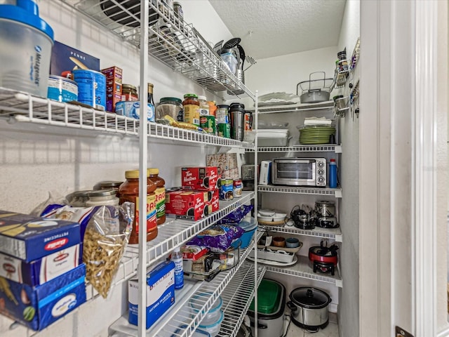 view of pantry