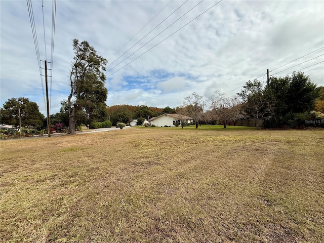 view of yard