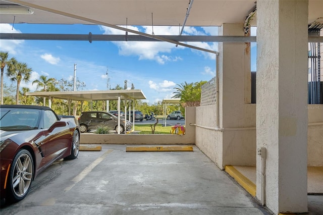 view of car parking