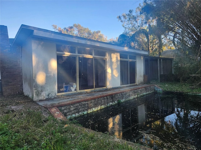 view of rear view of property