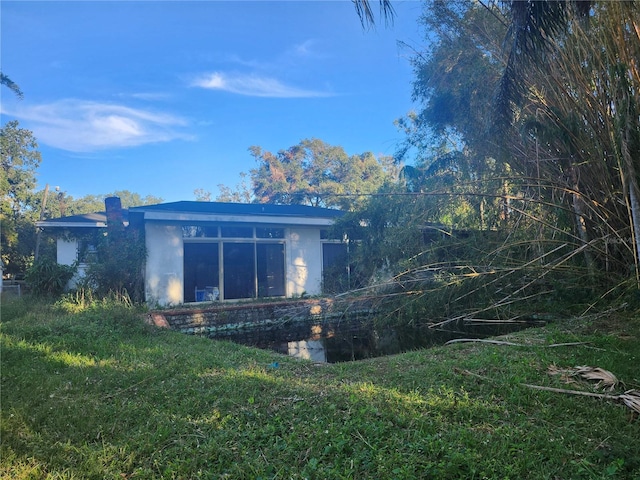 view of rear view of property