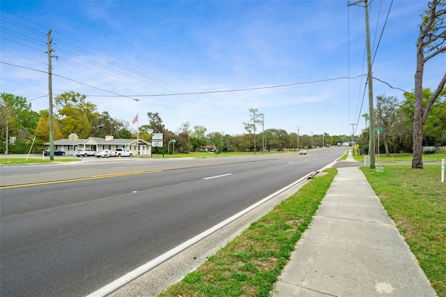 view of road