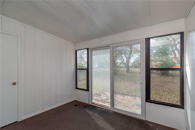 interior space featuring plenty of natural light