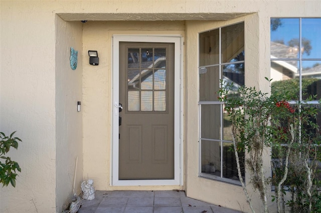 view of entrance to property