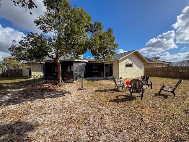 view of back of property