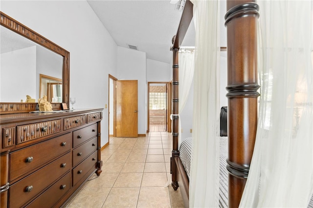 7443 Oak Tree Ln, Spring Hill, FL 34607 - corridor with light tile patterned floors and baseboards