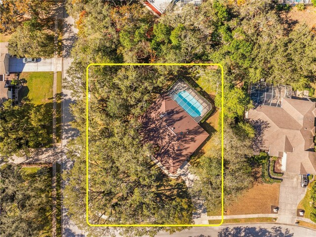7443 Oak Tree Ln, Spring Hill, FL 34607 - view of property location with property boundaries highlighted