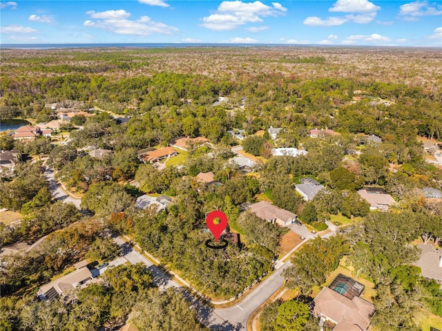 7443 Oak Tree Ln, Spring Hill, FL 34607 - aerial view of property's location featuring nearby suburban area