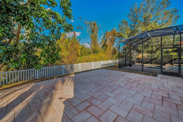 11645 Belle Haven Dr, New Port Richey, FL 34654 - view of patio featuring a lanai
