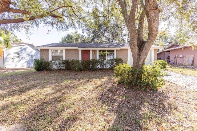 view of ranch-style home