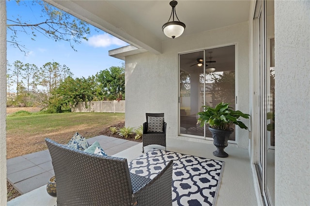 view of patio