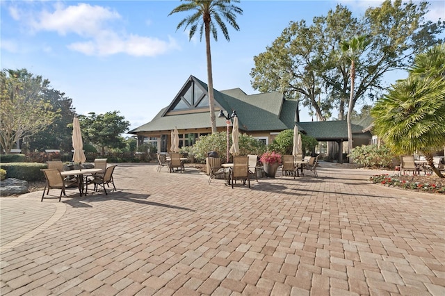 exterior space featuring a patio area