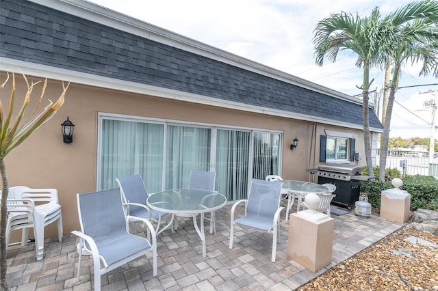 view of patio / terrace featuring grilling area