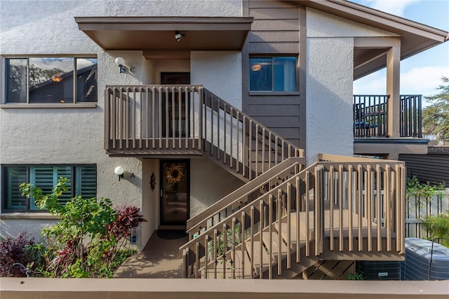 12814 Wedgewood Way Unit C, Hudson, FL 34667 - property entrance featuring stucco siding