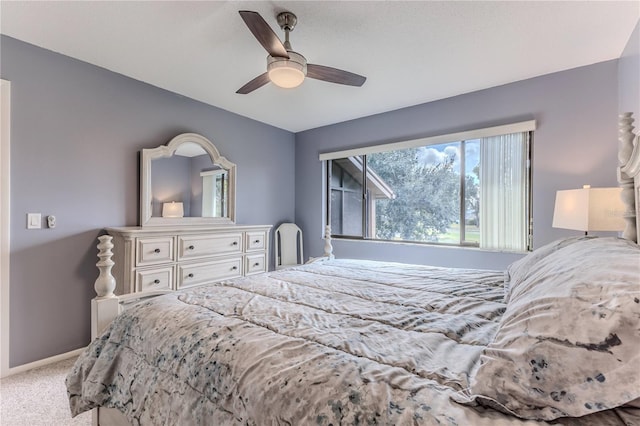 12814 Wedgewood Way Unit C, Hudson, FL 34667 - bedroom featuring carpet and ceiling fan
