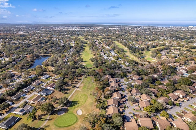 12814 Wedgewood Way Unit C, Hudson, FL 34667 - aerial view of property's location featuring a golf club, a large body of water, and nearby suburban area