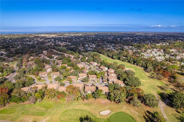 12814 Wedgewood Way Unit C, Hudson, FL 34667 - aerial view of property and surrounding area featuring nearby suburban area and a golf course