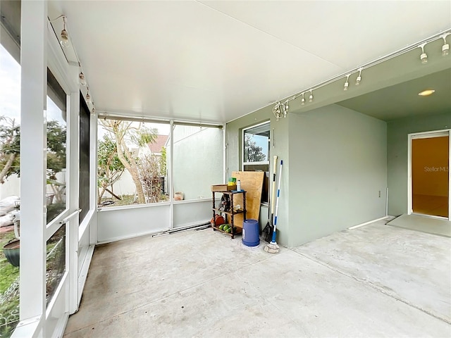 sunroom with a wealth of natural light