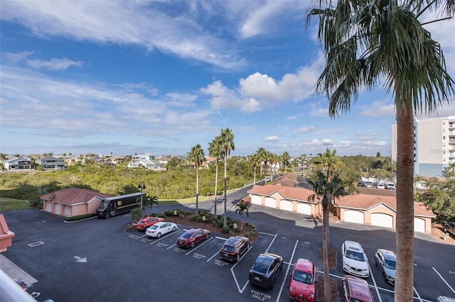 view of car parking