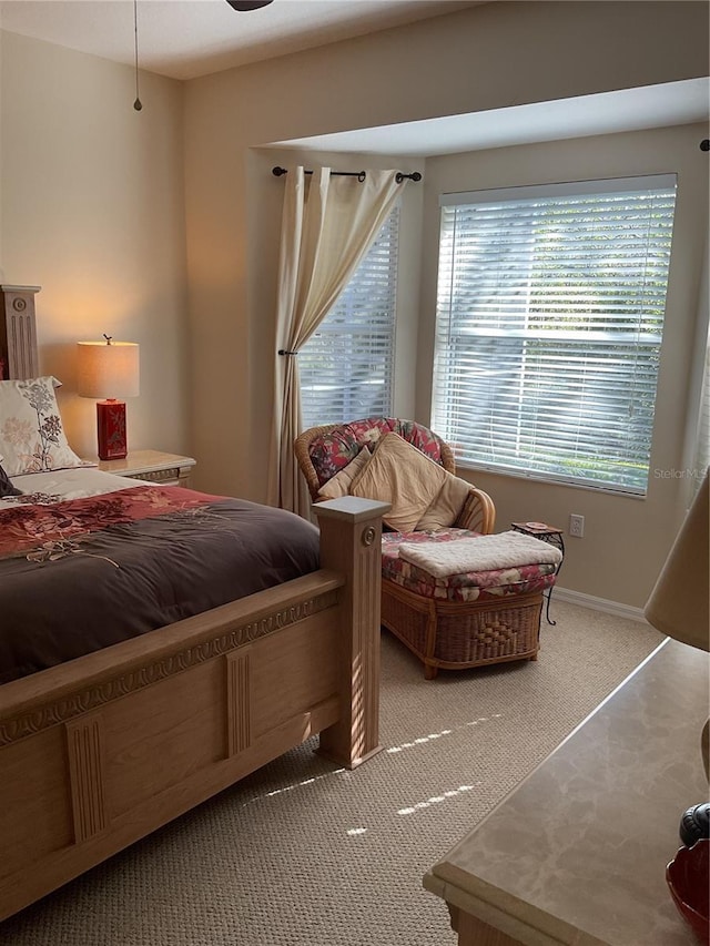 bedroom featuring carpet floors