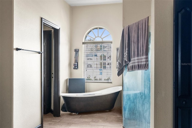 14101 Andrew Scott Rd, Spring Hill, FL 34609 - full bathroom featuring a freestanding bath
