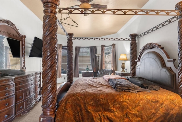 14101 Andrew Scott Rd, Spring Hill, FL 34609 - bedroom featuring crown molding and ornate columns