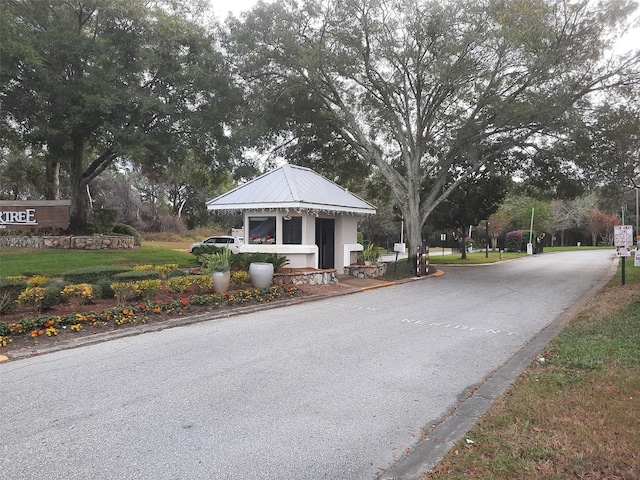 view of road