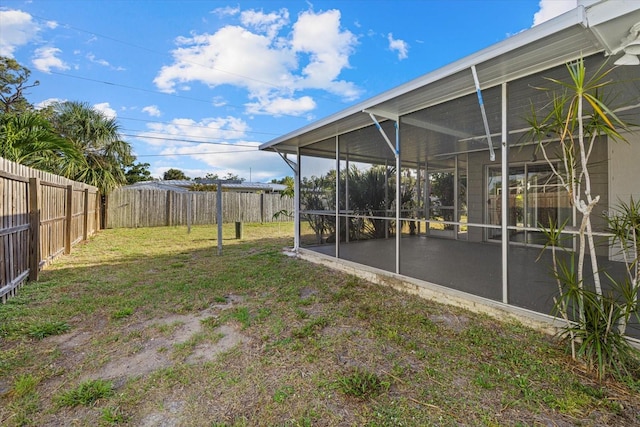 106 Aurora St E, Venice, FL 34285 - view of yard with a fenced backyard