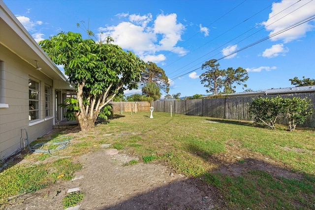 106 Aurora St E, Venice, FL 34285 - view of yard featuring a fenced backyard