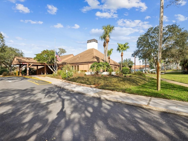 view of front of property