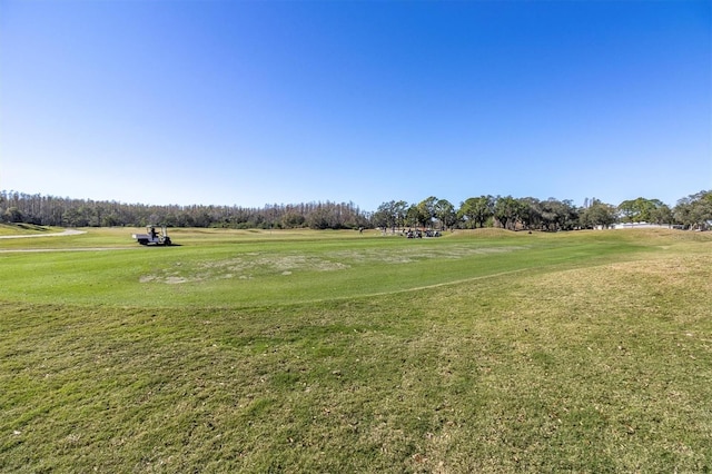 surrounding community featuring a yard