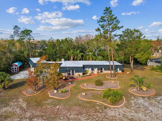 view of front of property