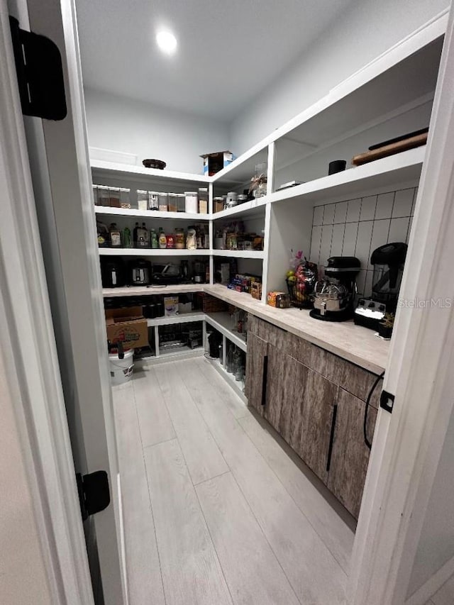 view of pantry