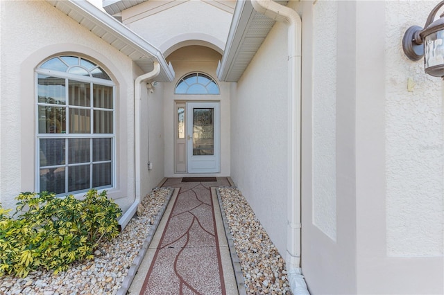 view of entrance to property