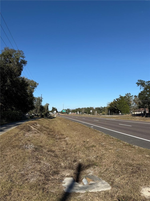 view of road