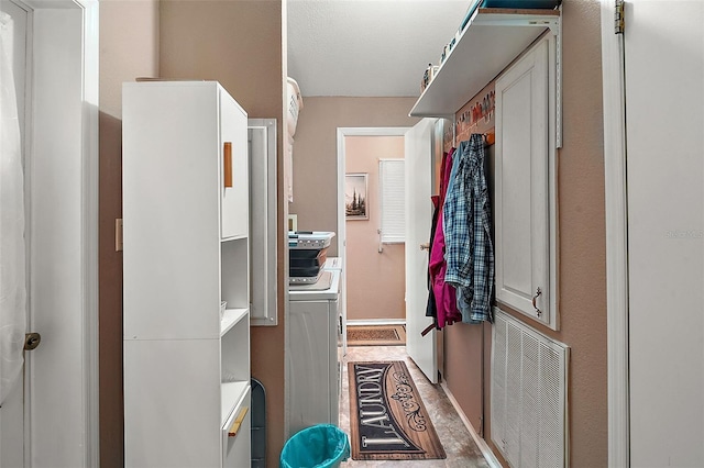 interior space featuring washer / clothes dryer