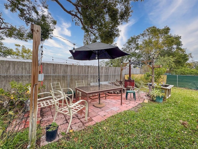 view of patio