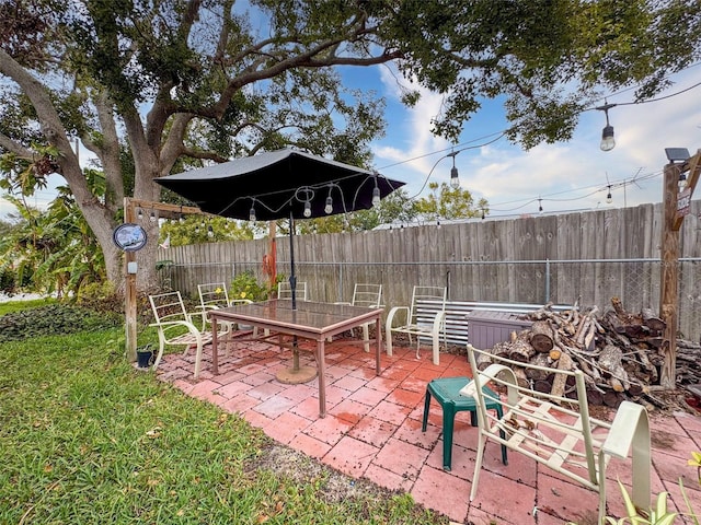 view of patio