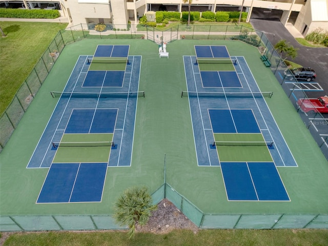 view of tennis court