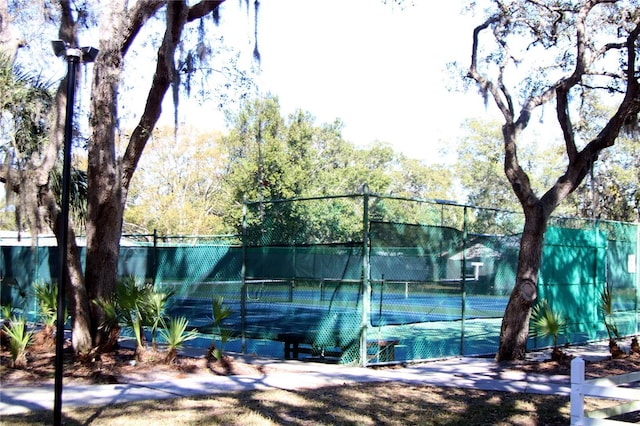 view of sport court