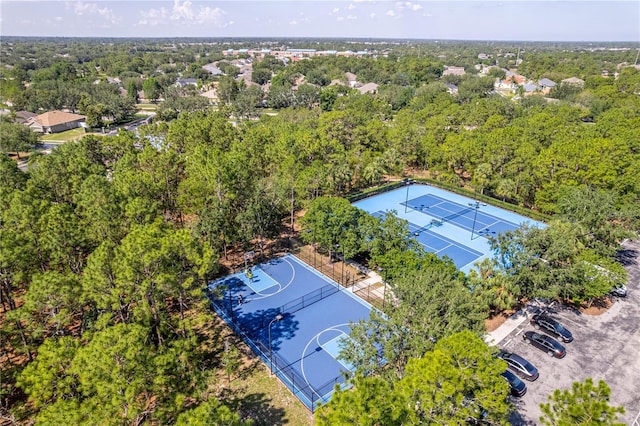 13793 Dunwoody Dr, Spring Hill, FL 34609 - aerial view of a heavily wooded area