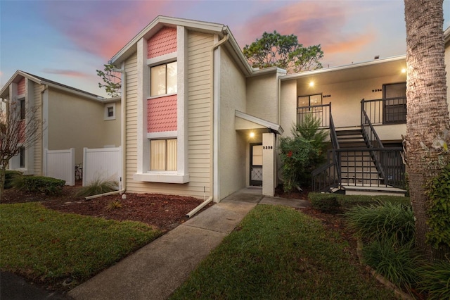 view of front of home