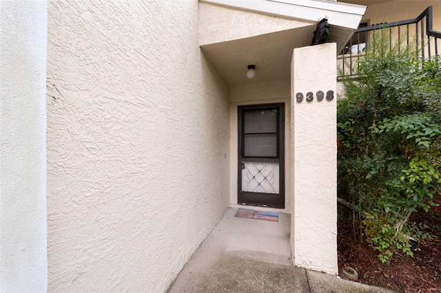 view of property entrance