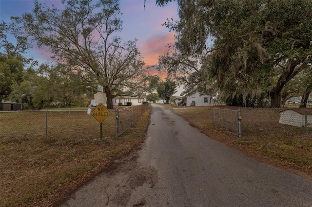 view of road