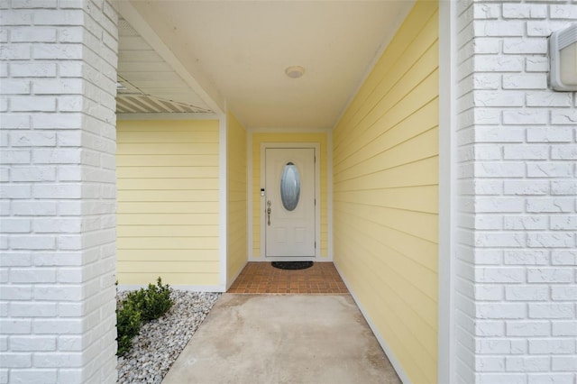 view of entrance to property