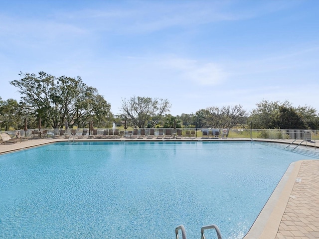 view of pool